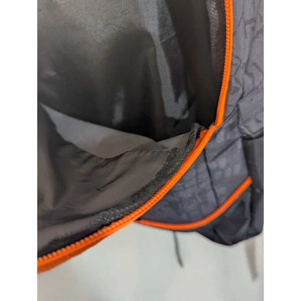 EastSport Backpack Large Black Gray Orange School Daypack Sports Hiking Gorpcore